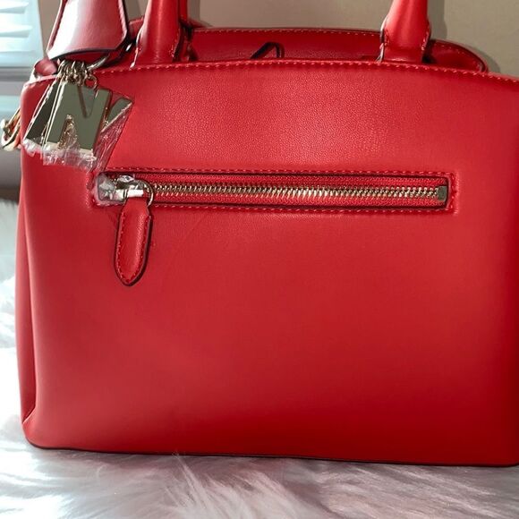 NWT DKNY Paige Md Satchel Crossbody Bag - Red - Valentine's Day - Picture 14 of 16